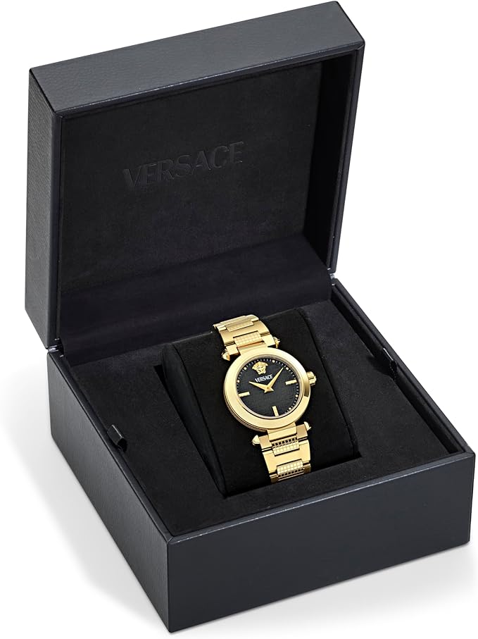 Versace Women's Analogue Swiss Quartz Watch with Stainless Steel Strap VE5B00625