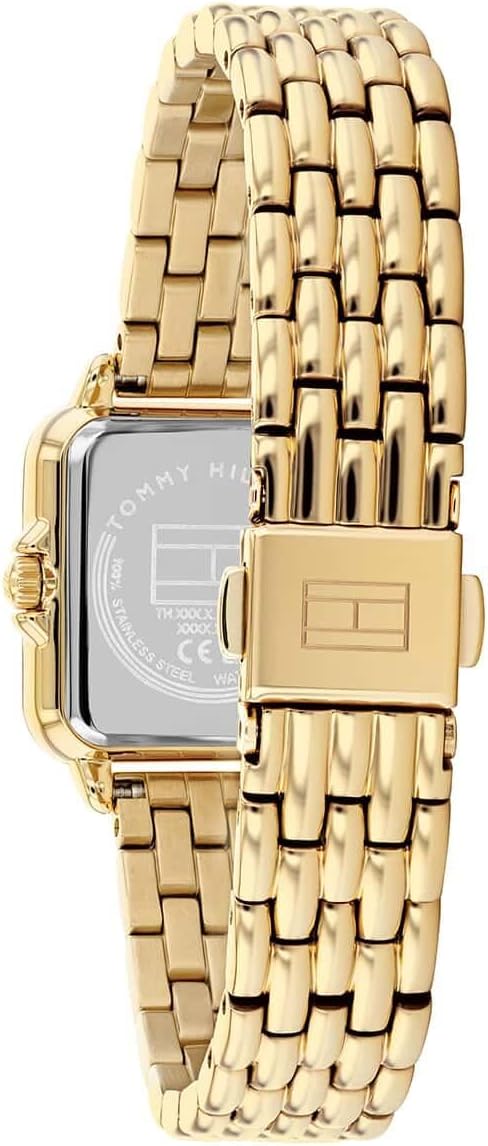 Tommy Hilfiger Three Hand Quartz Movement Watch for Women with Stainless Steel Bracelet or Leather Strap