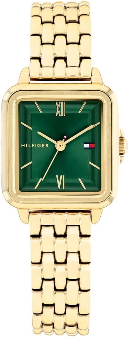 Tommy Hilfiger Three Hand Quartz Movement Watch for Women with Stainless Steel Bracelet or Leather Strap