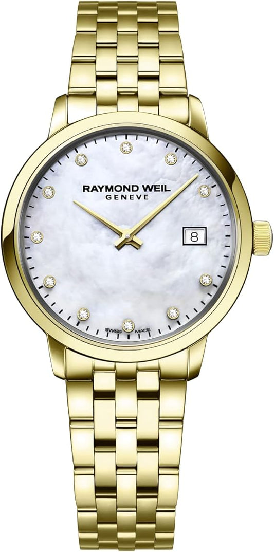 Raymond Weil Women Analogue Swiss Quartz Watch with Stainless Steel Strap 5985-P-97081