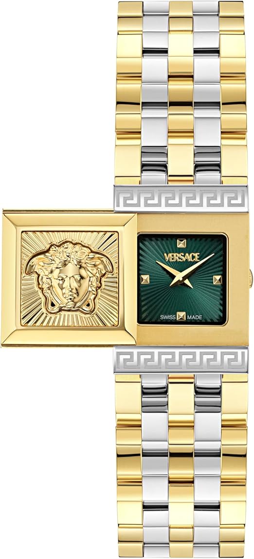 Versace Women's Analogue Swiss Quartz Watch with Stainless Steel Strap VE0C00125