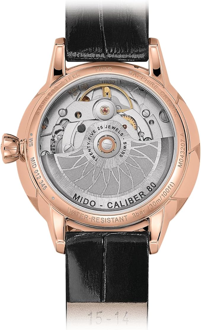 MIDO Rainflower M0432073601800 Automatic Watch for Women 80h Power Reserve