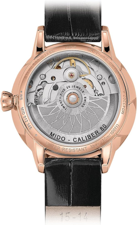 MIDO Rainflower M0432073601800 Automatic Watch for Women 80h Power Reserve