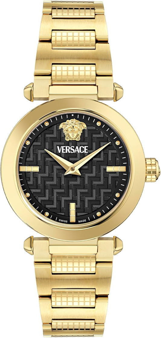 Versace Women's Analogue Swiss Quartz Watch with Stainless Steel Strap VE5B00625