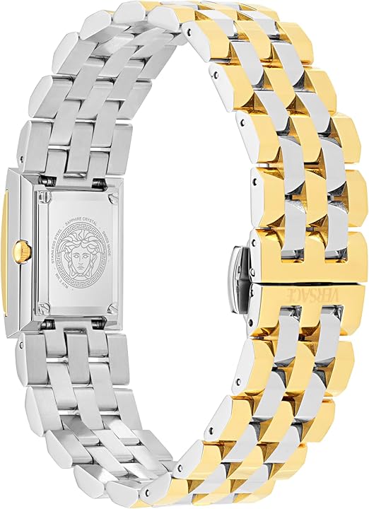 Versace Women's Analogue Swiss Quartz Watch with Stainless Steel Strap VE0C00125